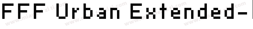 FFF Urban Extended字体转换
